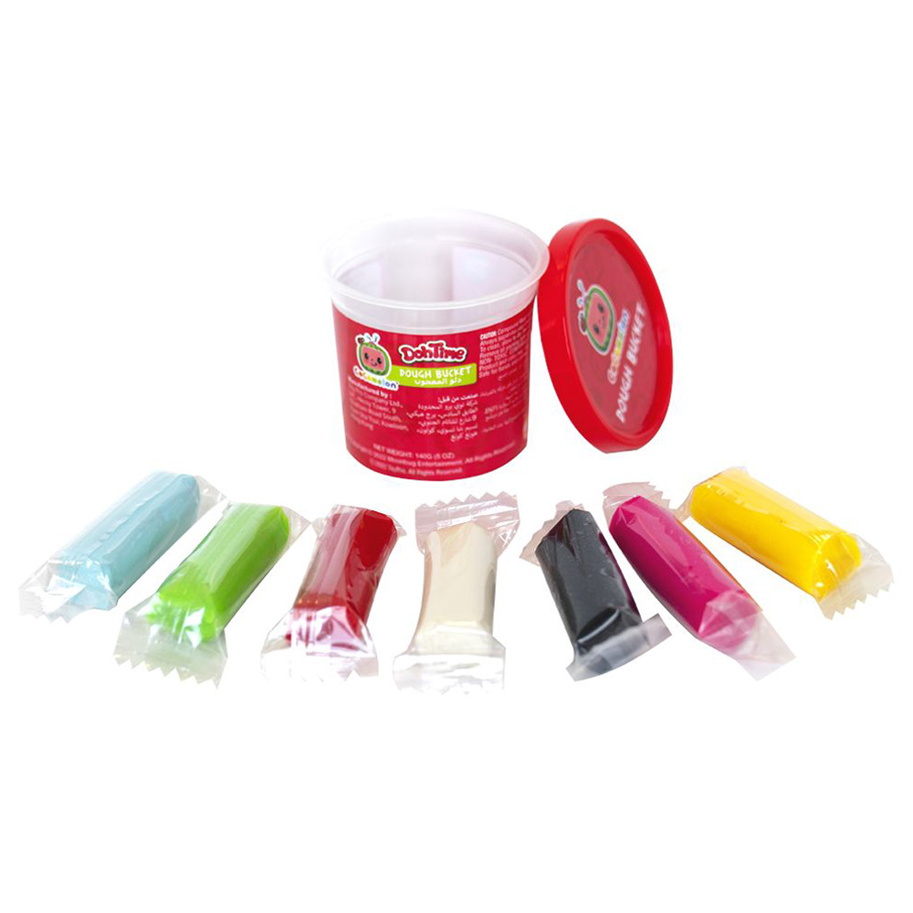 DohTime - Cocomelon Dough Bucket 7pcs | Jomla.ae