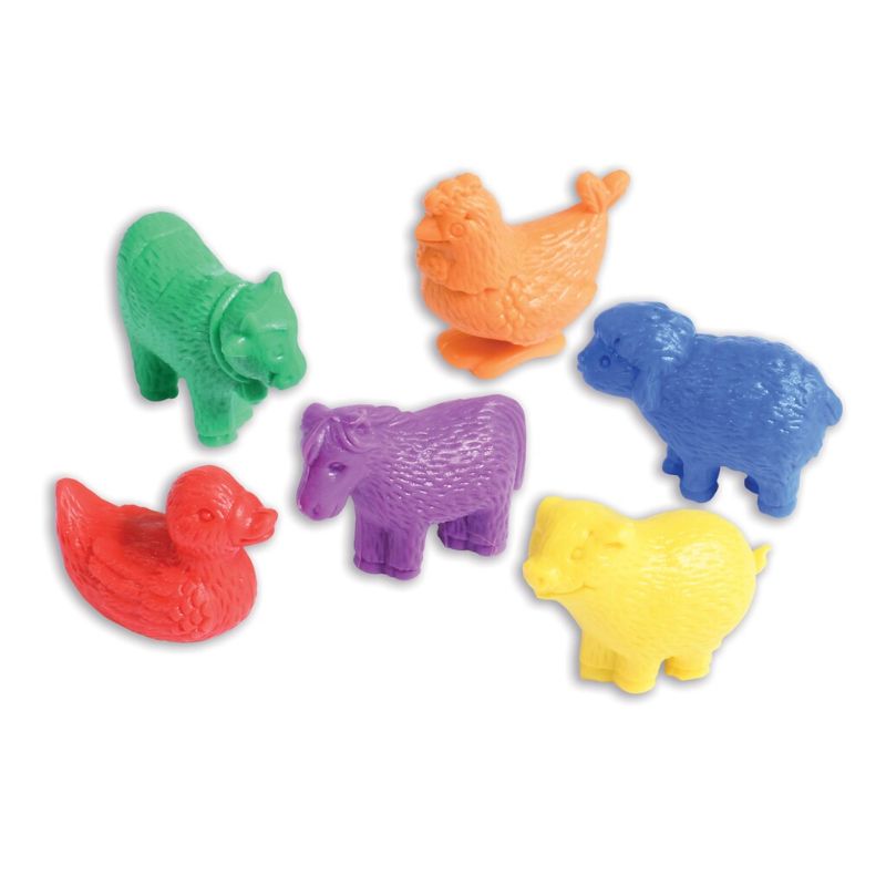EDX Education - Farm Animal Counters 72pcs | Jomla.ae