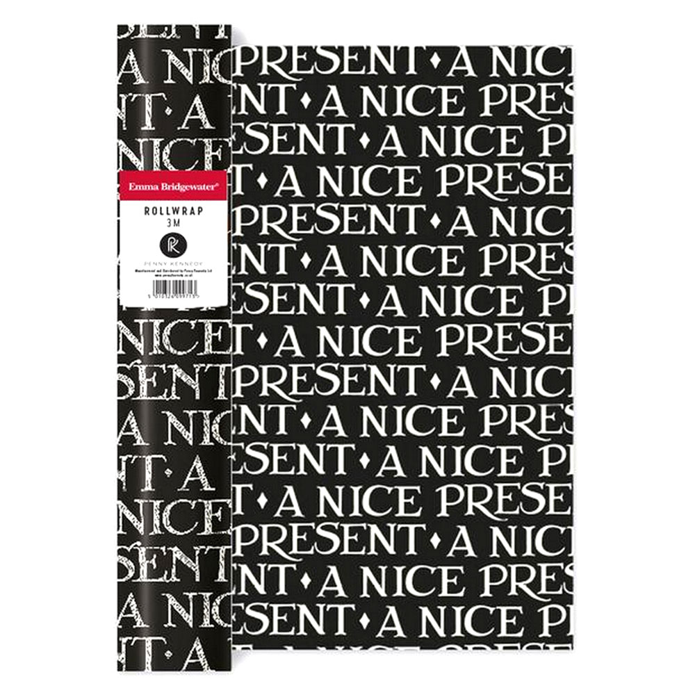 Penny Kennedy Emma Bridgewater Etch A Nice Present Black Roll