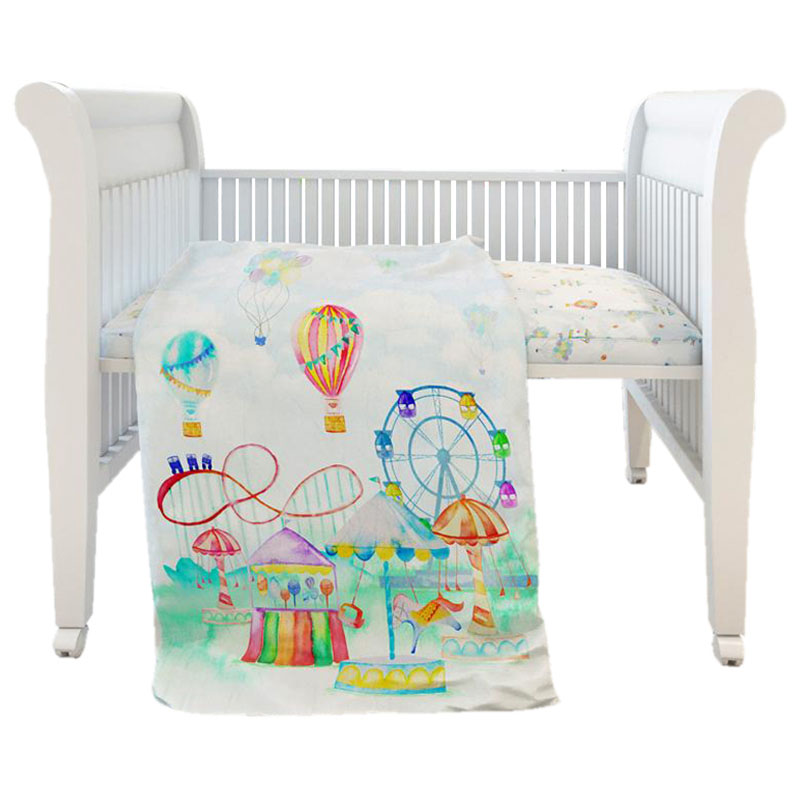 Fancy Fluff Set of 2 Organic Bolsters- Cuddle Bear