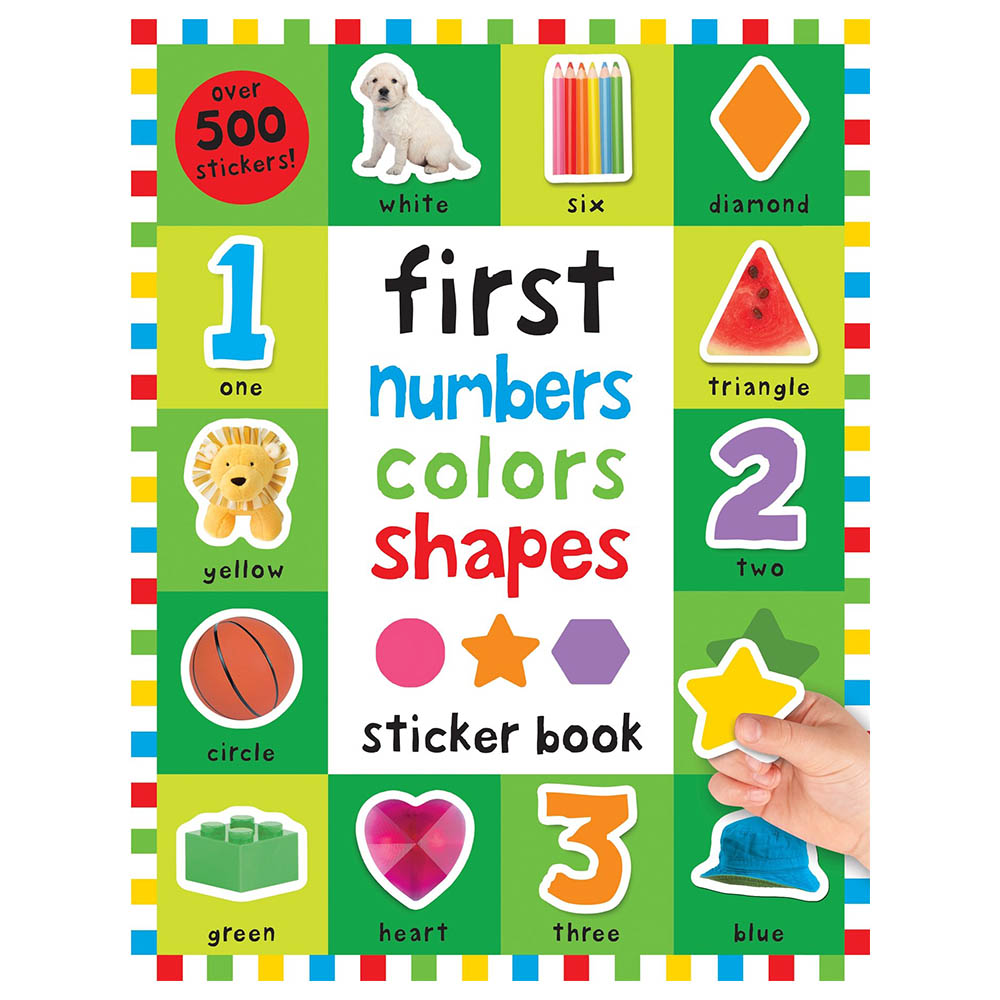 Order First 100 Stickers: First Numbers, Colors, Shapes - Book Now ...