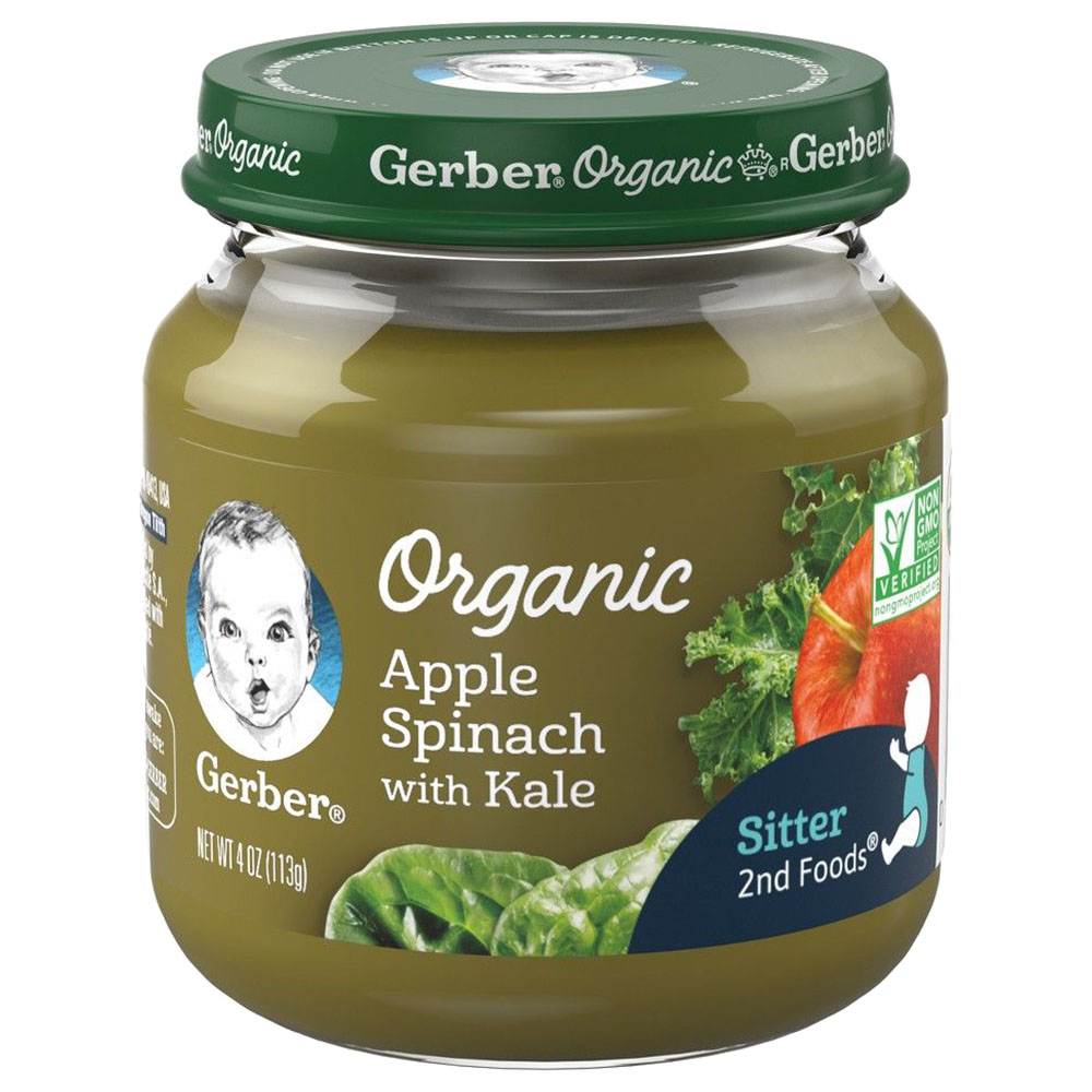 Order Gerber Organic Apple Spinach W/ Kale Now!