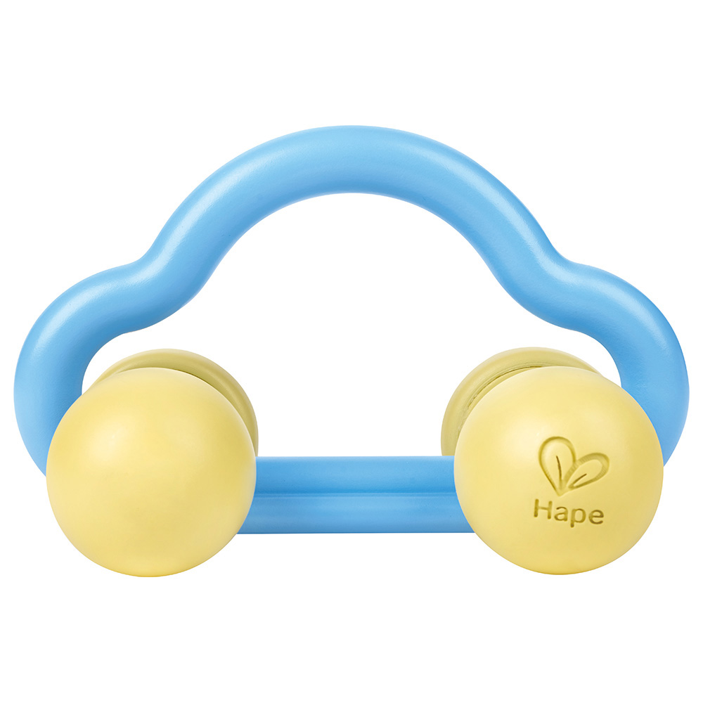 Order Hape - Rattle & Roll Toy Car - Blue Now! | Jomla.ae