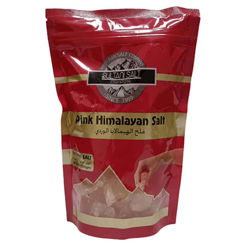 Stand Salt Order Himalayan Salt - Stand Zipper Pouch Chunk Salt - 500G Now! | Jomla.ae