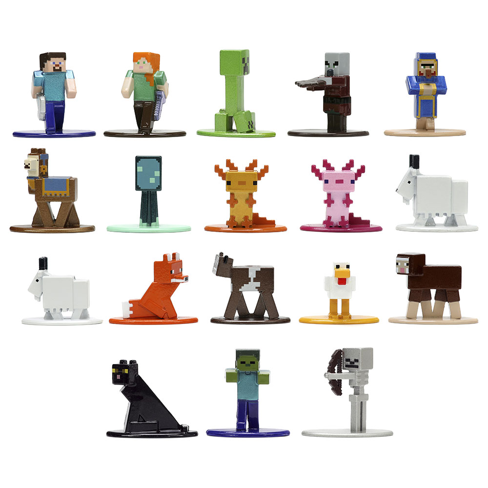 JADA NANO METALFIGS Minecraft 20 Pk Wave 5 [New Toy] Figure