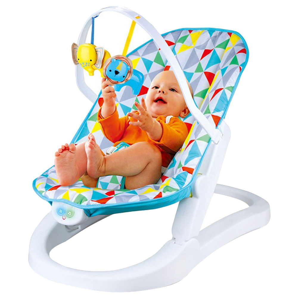 Order Lemeibao - Baby Music Rocking Chair - Blue Now! | Jomla.ae