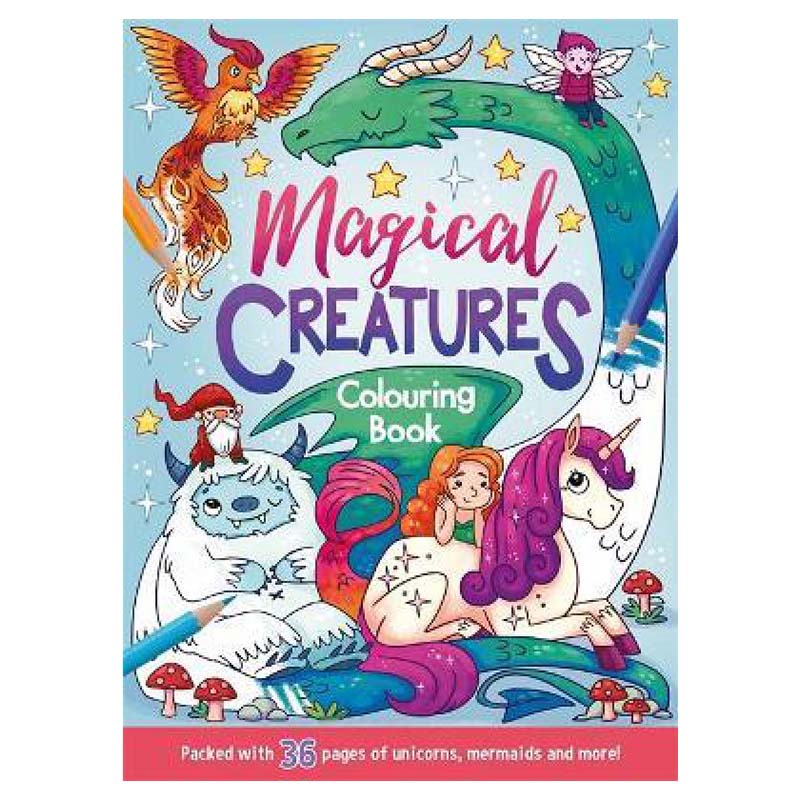 Order Magical Creatures Colouring Book Now Jomla Ae