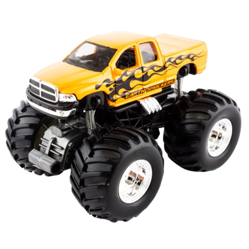 Maisto Earth Shockers XL Toy Truck Dodge Ram Orange Jomla.ae