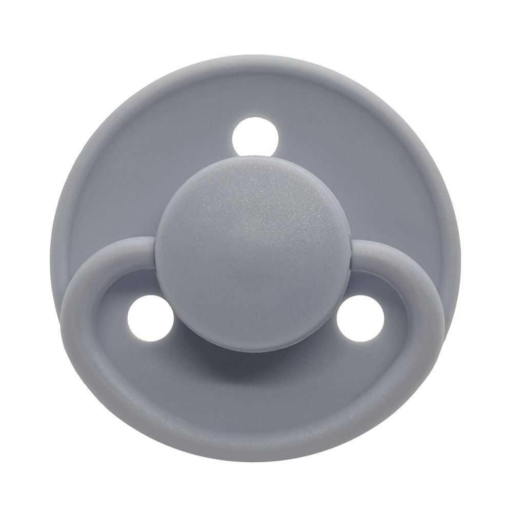 Order Mininor - Round Pacifier Latex - 6M+ - 2pcs - Grey Seal Now ...