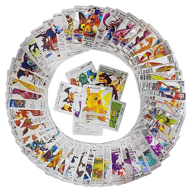 Order Pokemon - Silver Trading Cards - 55 Cards Now! | Jomla.ae