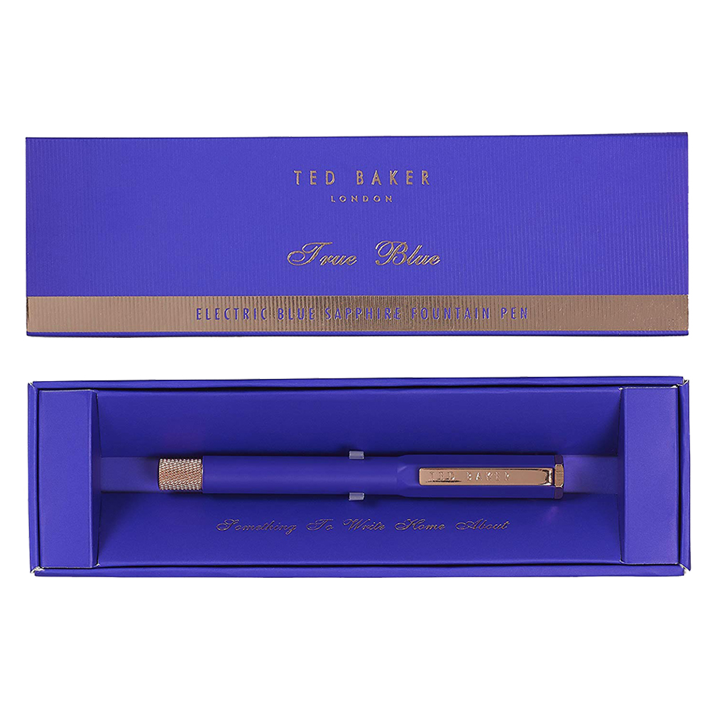 Order Ted Baker Premium Fountain Electric Sapphire Pen Blue