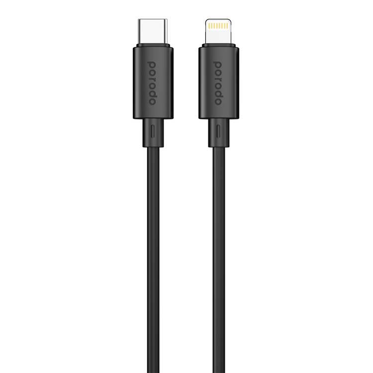 Porodo Blue Cable with PD27W USB-C To Lightning Connector, Fast Charge ...