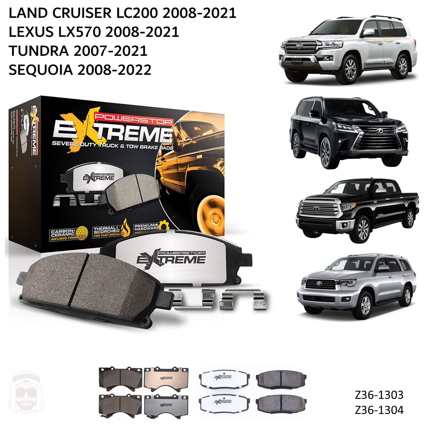 Toyota Land Cruiser LC200 and Tundra and Sequoia and Lexus LX570 2008