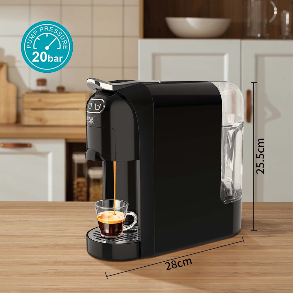 Winning Star 4 in 1 Coffee Machine with 20 Bar Pressure and 600ml Tank - View 4