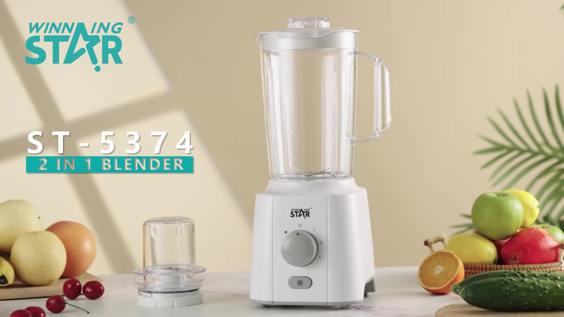 Used Winning Star Product 2 in 1 Stainless Blender 2L 350W with Grinder - View 7