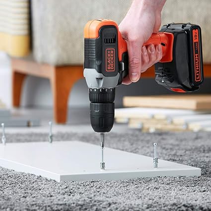 Li Ion Black Decker Cordless Buy Black+Decker 18V 10mm Cordless