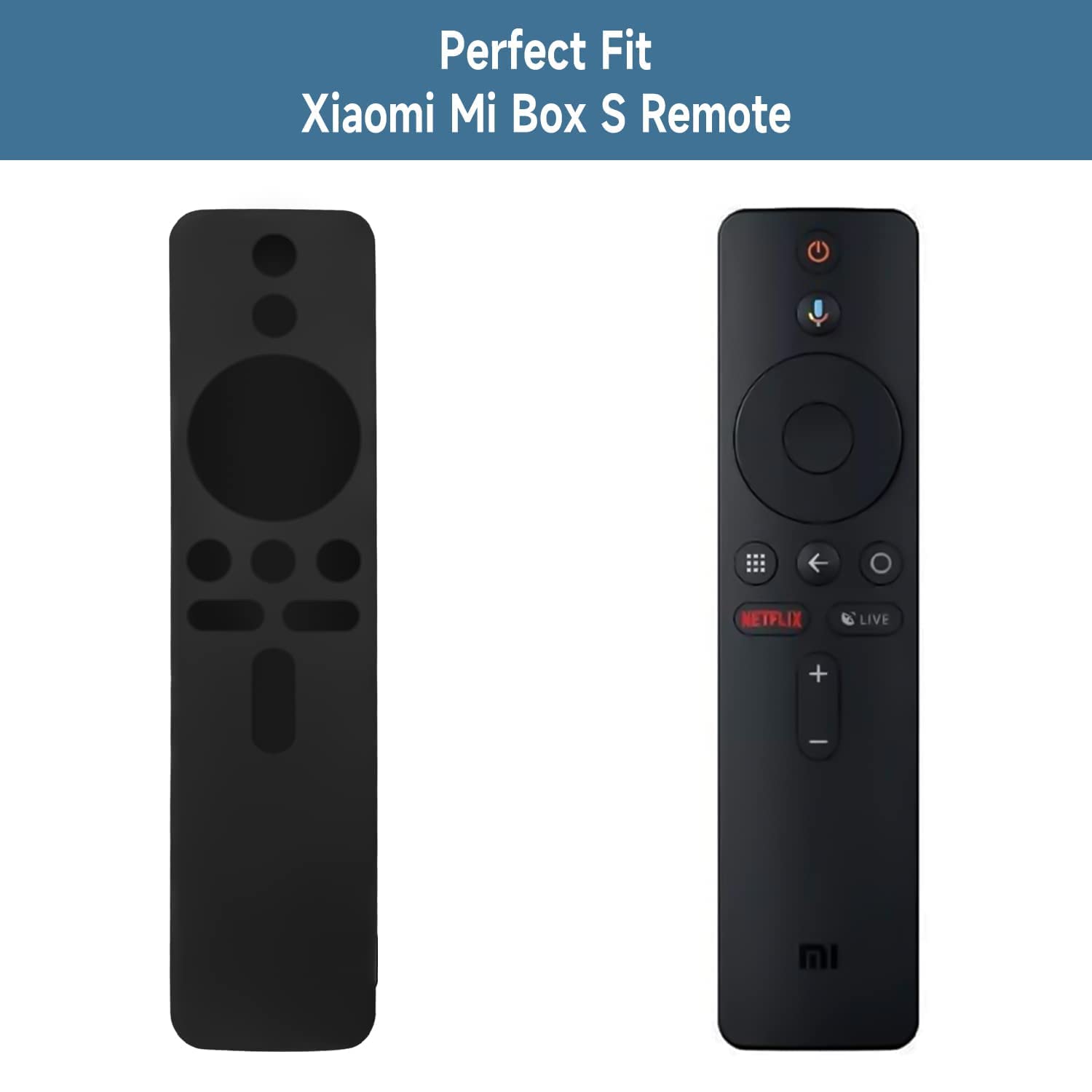 Custodia In Silicone Per Telecomando Xiaomi Mi TV Stick 4K (2022, Modello XMRM-M2): Morbida, Fluorescente, Con Cordino Antismarrimento - 3