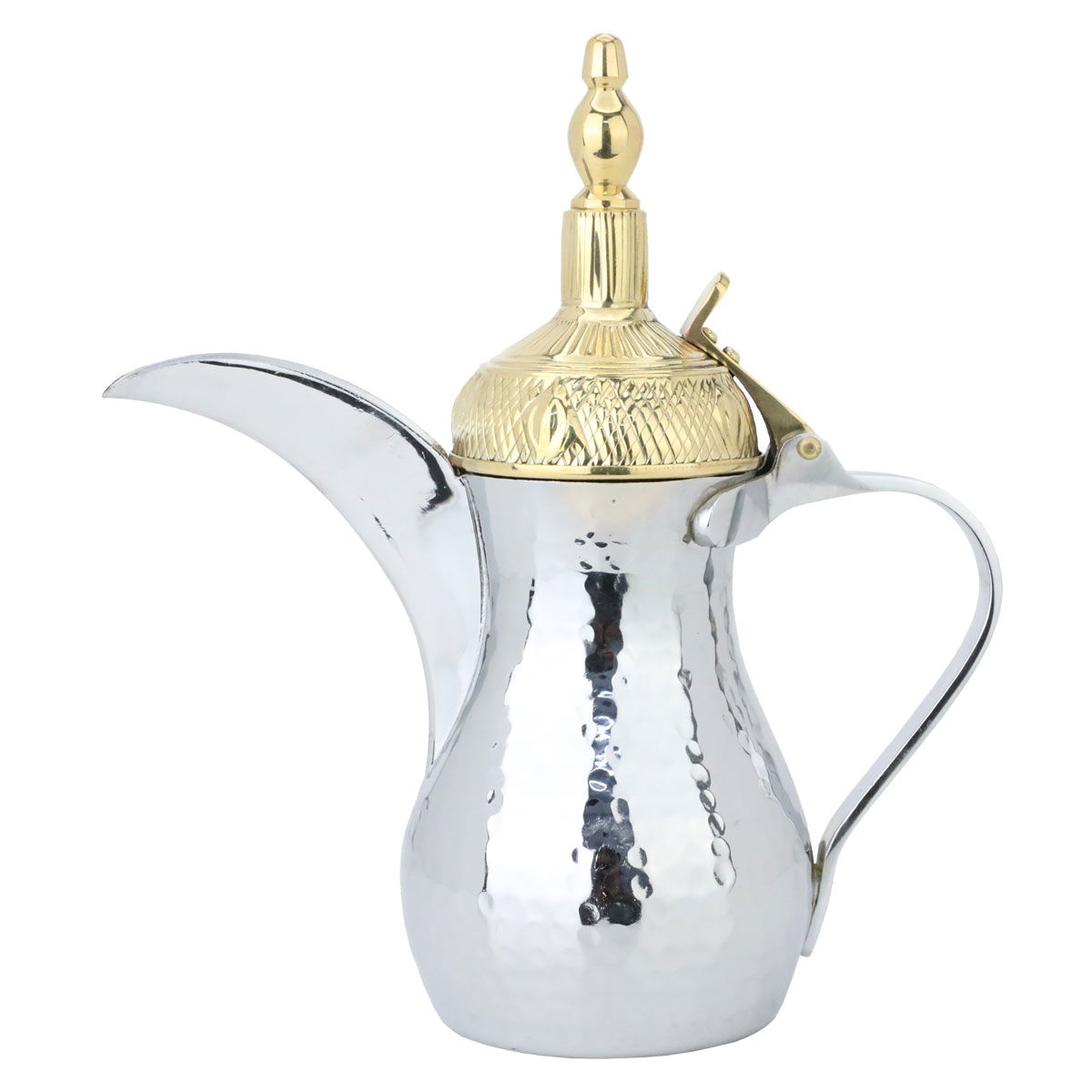 Order Al Saif Gallery India Indian Dallah Small Silver Engraved With ...