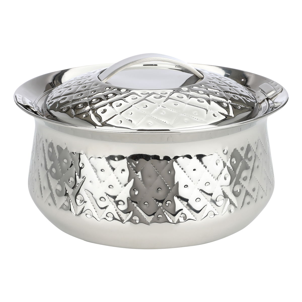 Al Saif Gallery Maxima Embossed Steel Food Container 5 Liter | Jomla.ae