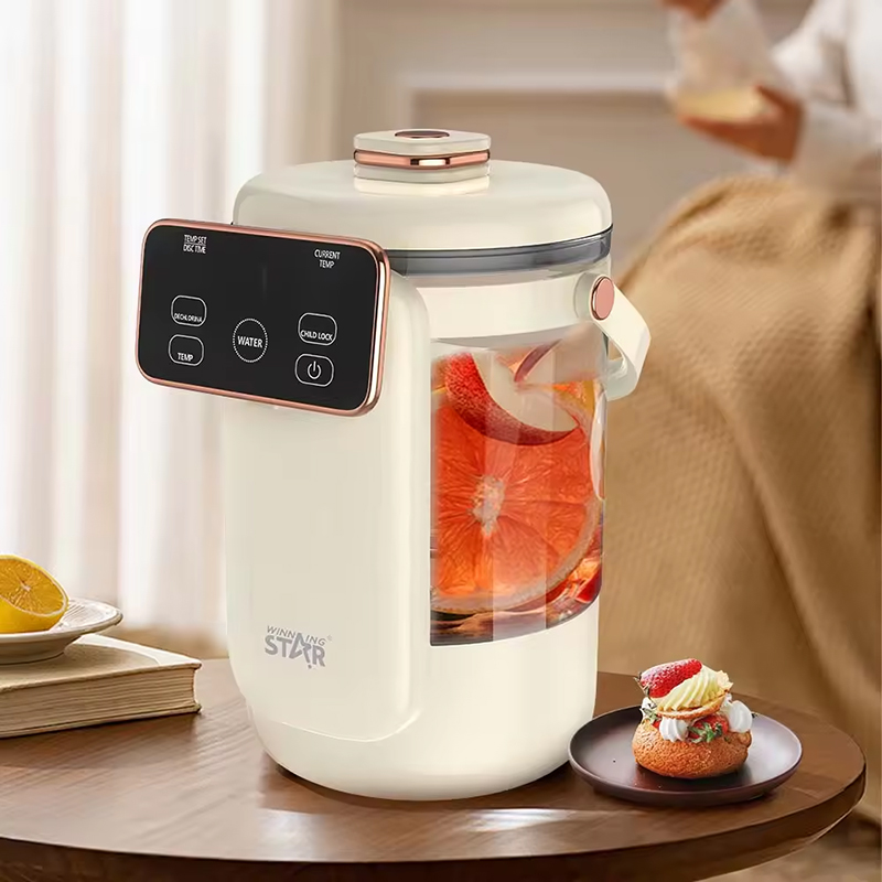 Winning Star Portable Boiler Heater with LED Screen, 1350W Electric Kettle, 2.5L Capacity, Borosilicate Glass - View 6
