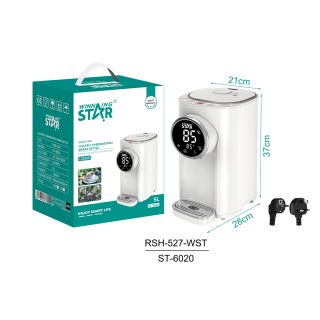 Winning Star 5L Electric Kettle with Large LCD, 1200W, Stainless Steel - View 5