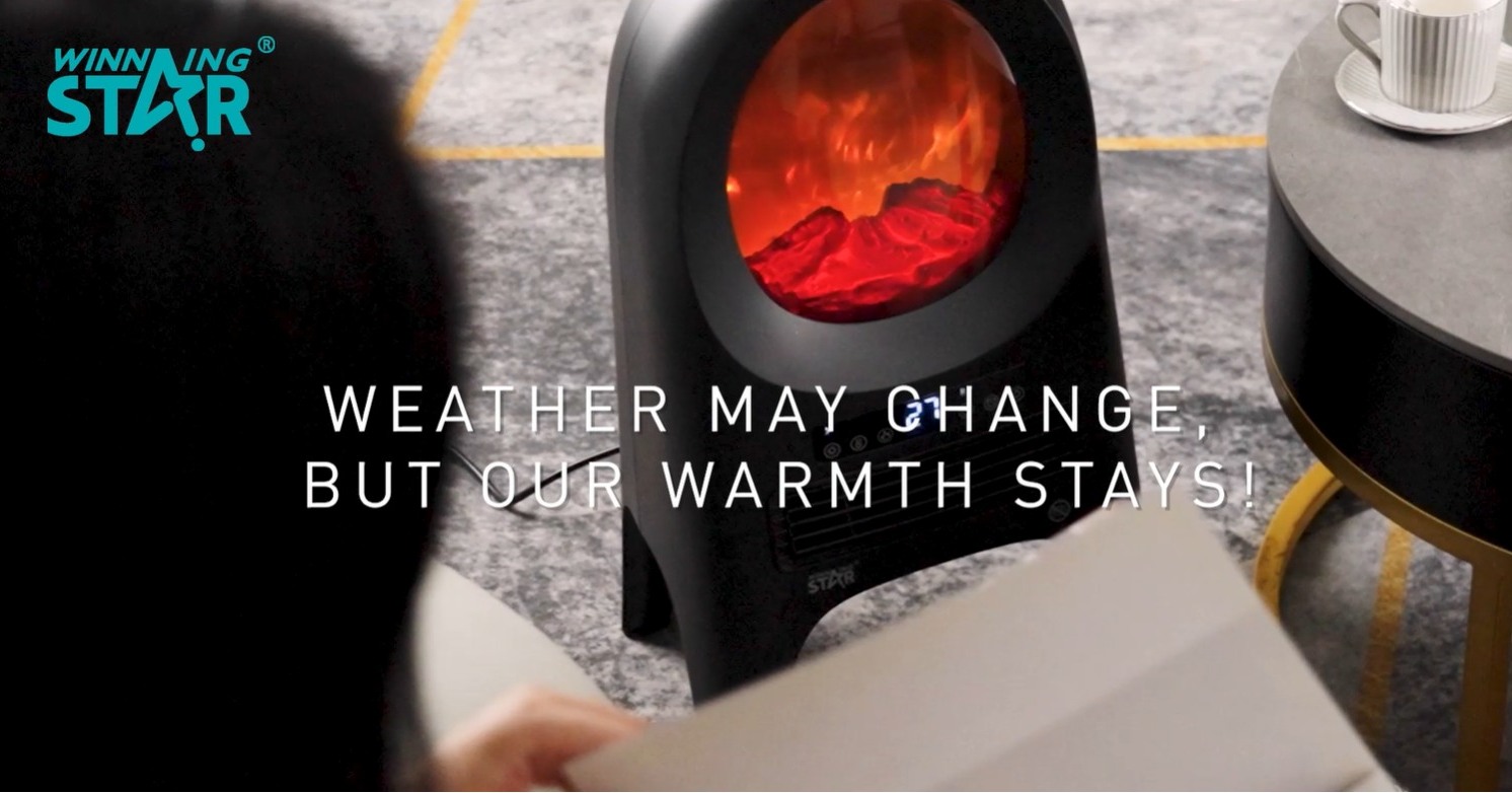 Winning Star Electric Heater 2000W with LED Screen, Remote Control & Safety Features - View 4