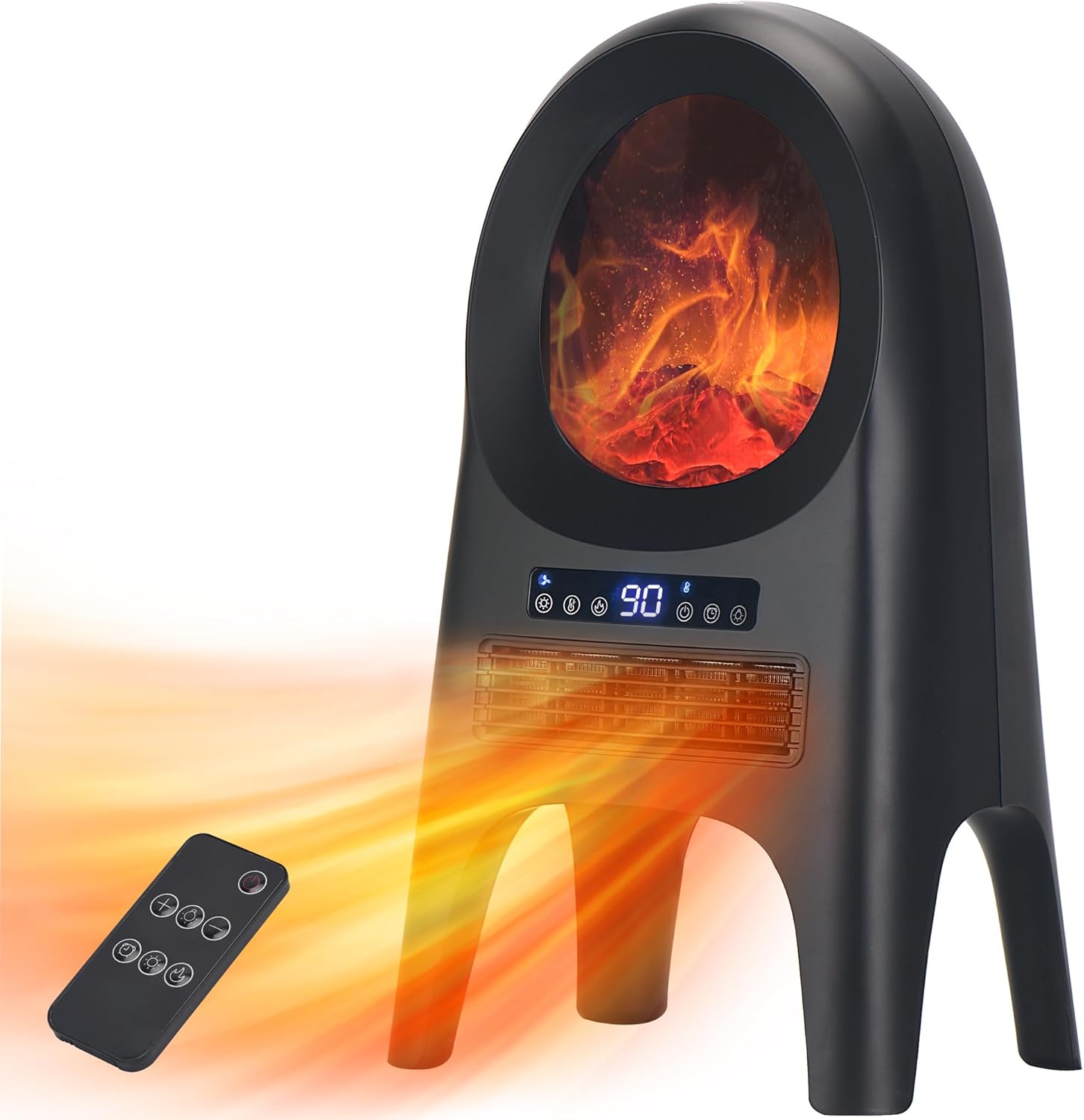 Winning Star Electric Heater 2000W with LED Screen, Remote Control & Safety Features