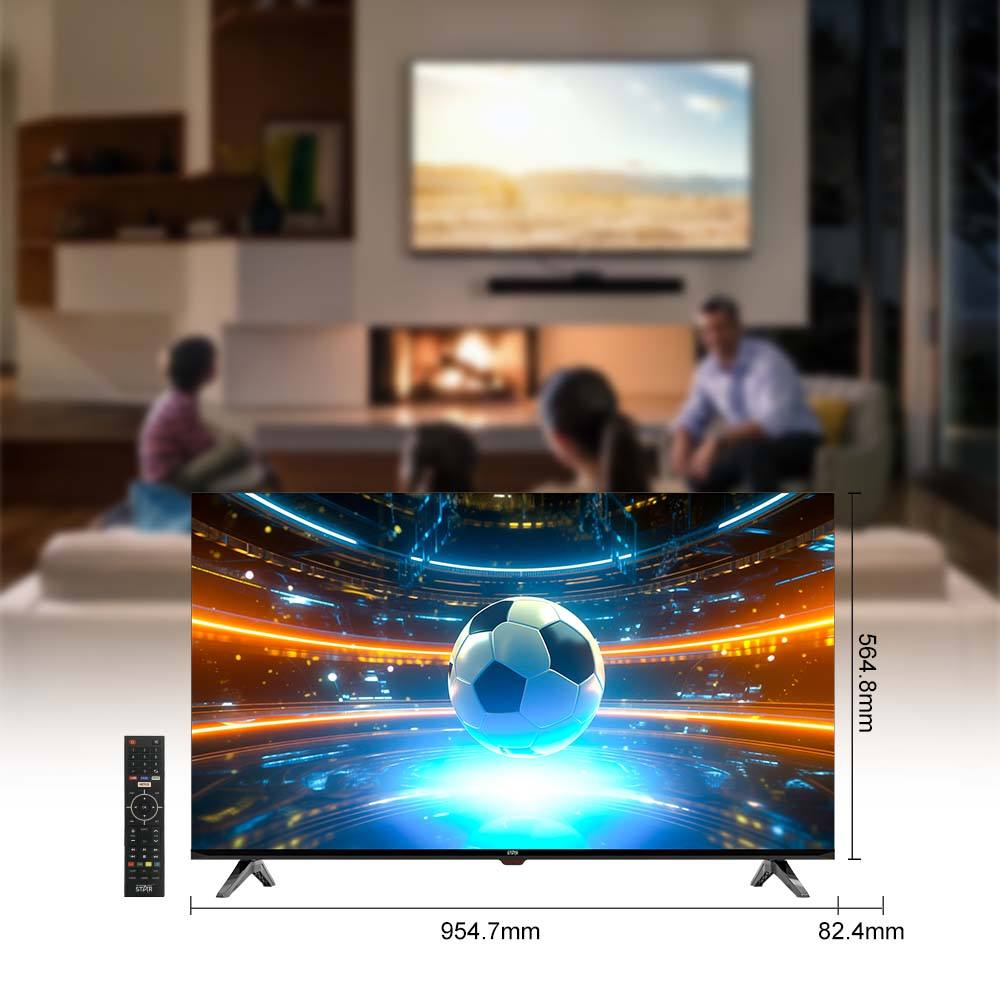 Winning Star 43 Inch Smart TV with Edgeless Design and Energy-Saving Features - View 4