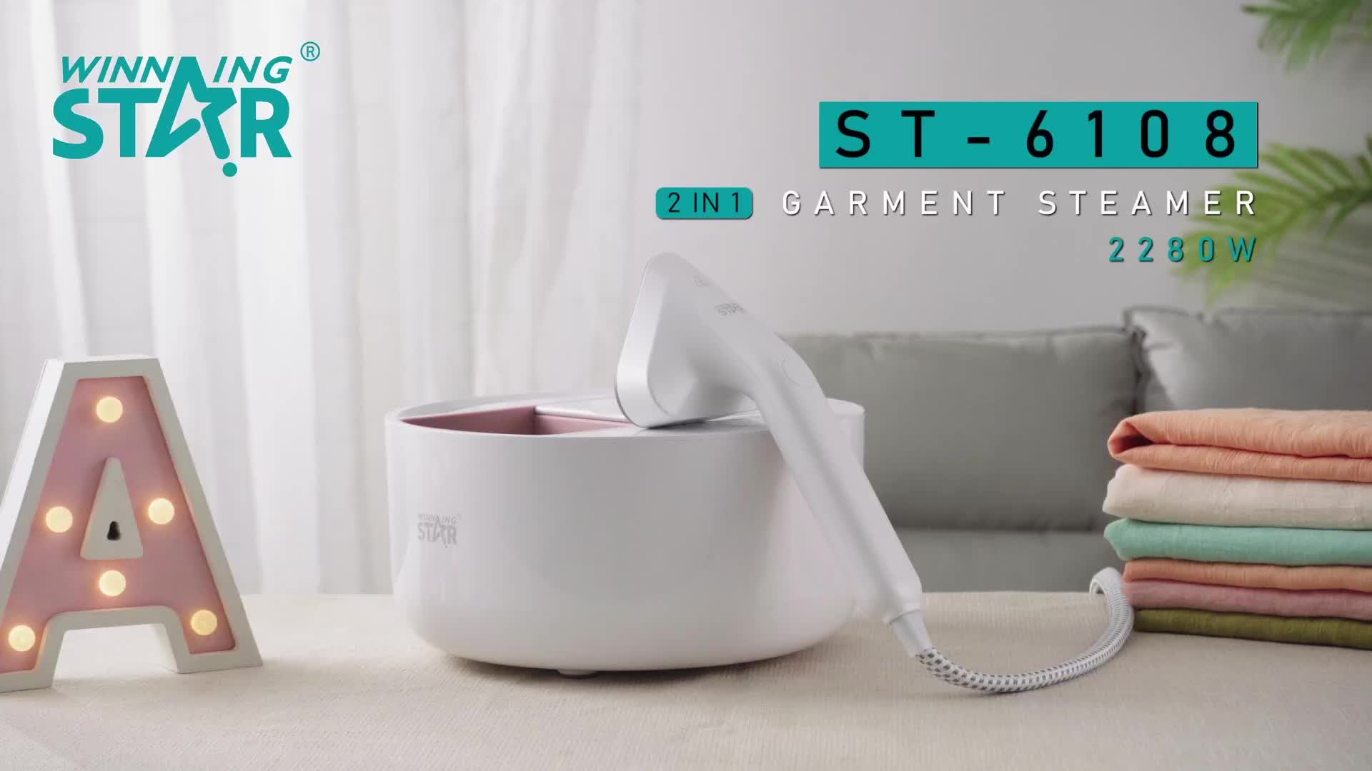 Winning Star Multifunctional Garment Steamer 2280W with 0.6L Tank and Auto Shut-Off - View 7