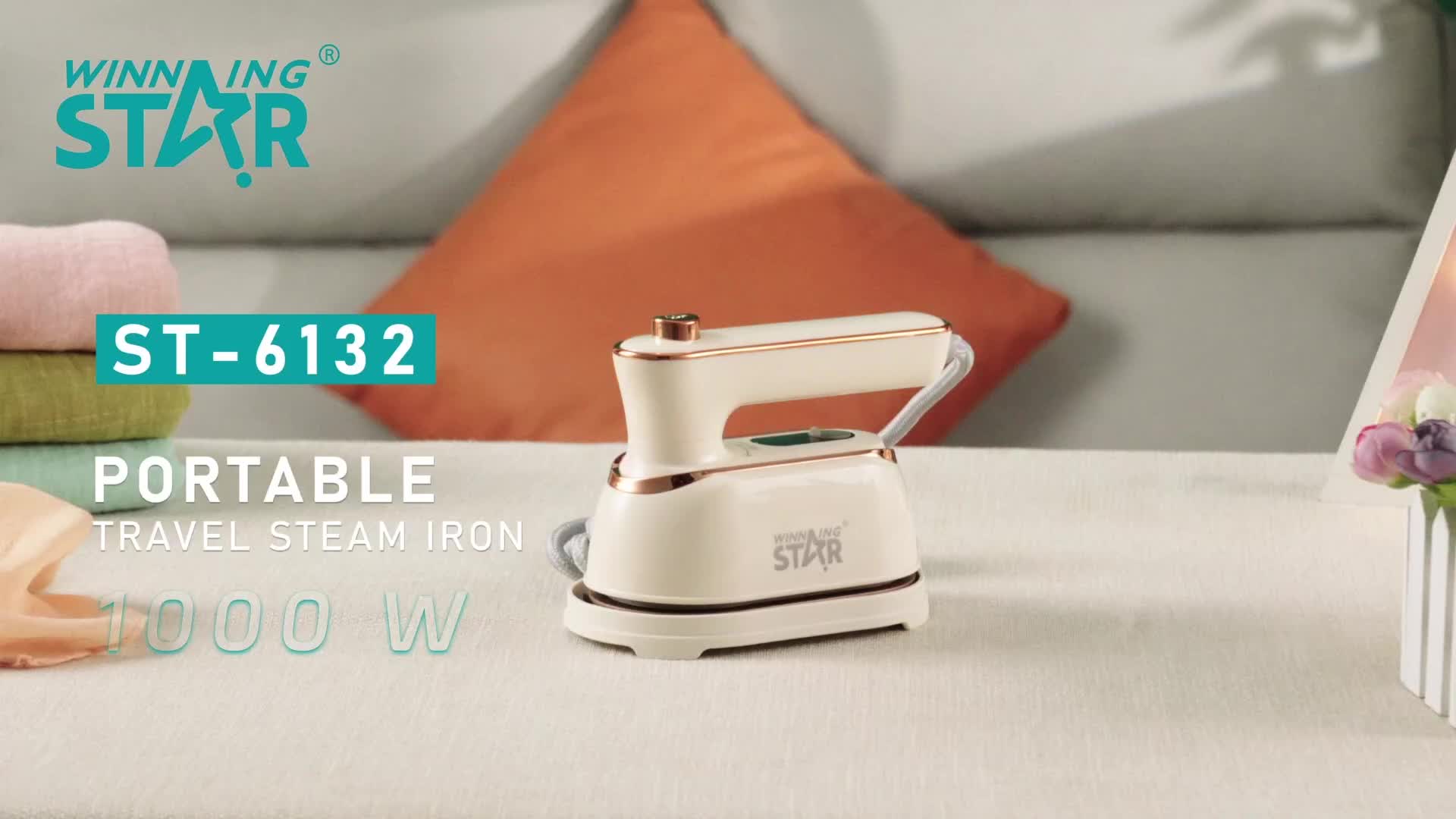 Winning Star 1000W PTC Heating Flat Press Travel Iron for Clothes - View 6