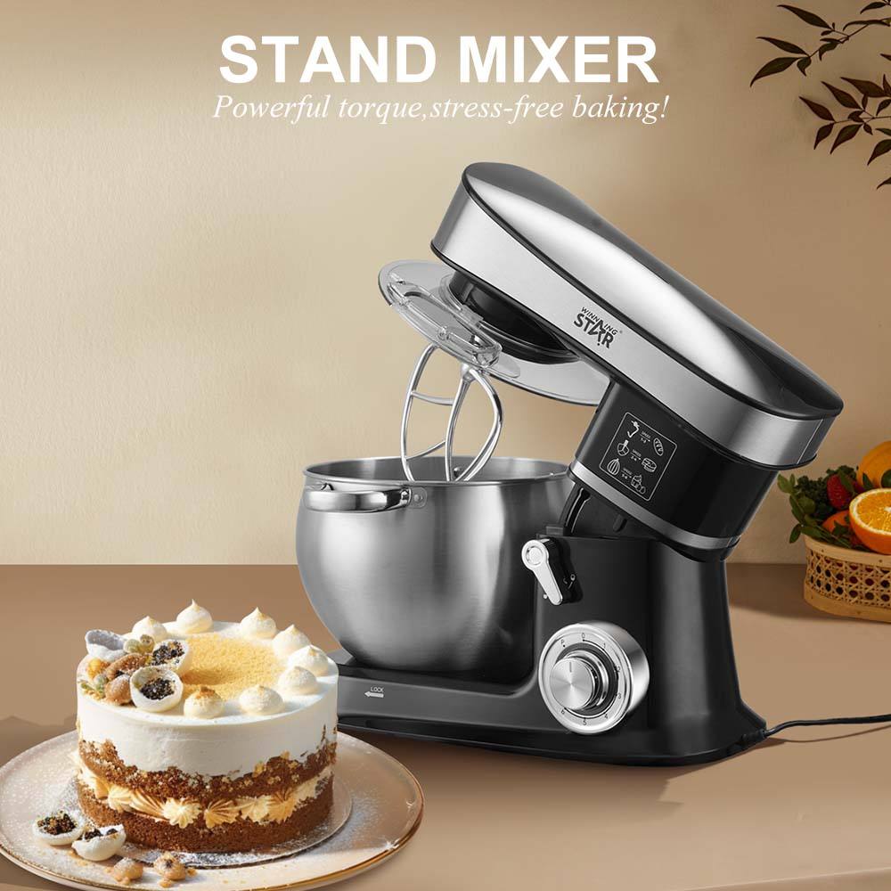 Winning Star 6 Speed 6L Stainless Steel Stand Mixer 1200W with LED Indicator - View 2