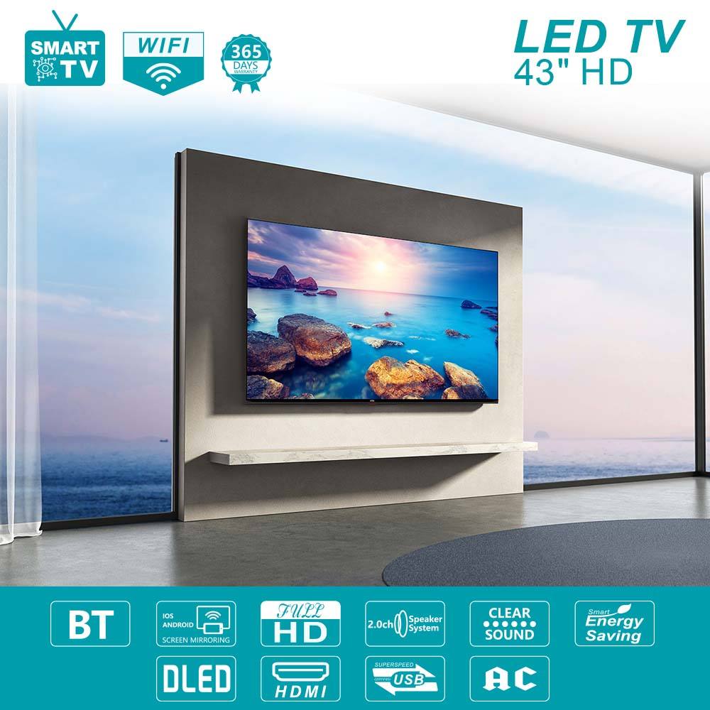 Winning Star 43 Inch Smart TV with Edgeless Design and Energy-Saving Features - View 2
