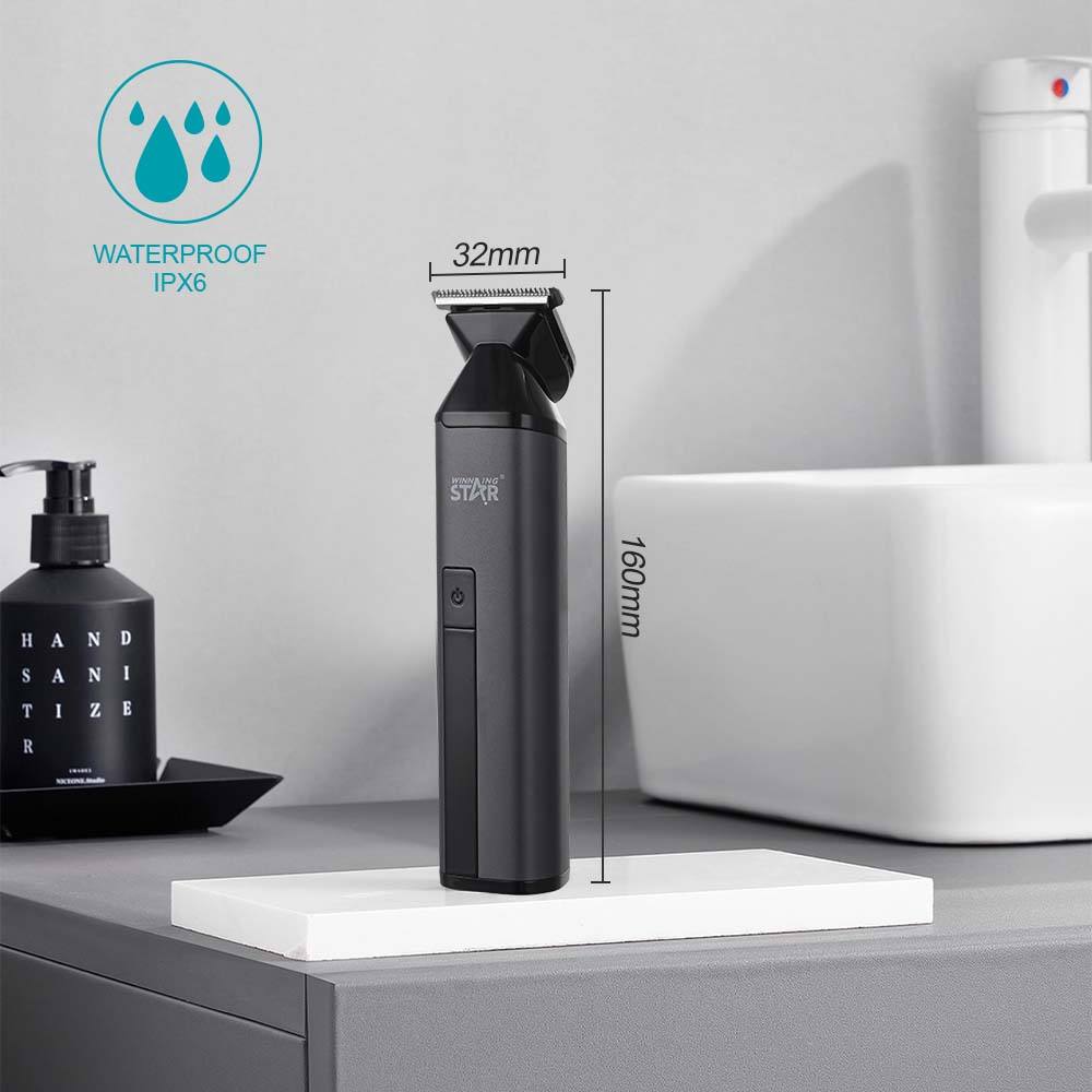 Winning Star Rechargeable Hair Trimmer 6-In-1 IPX6 Waterproof 1200mAh Battery - View 5