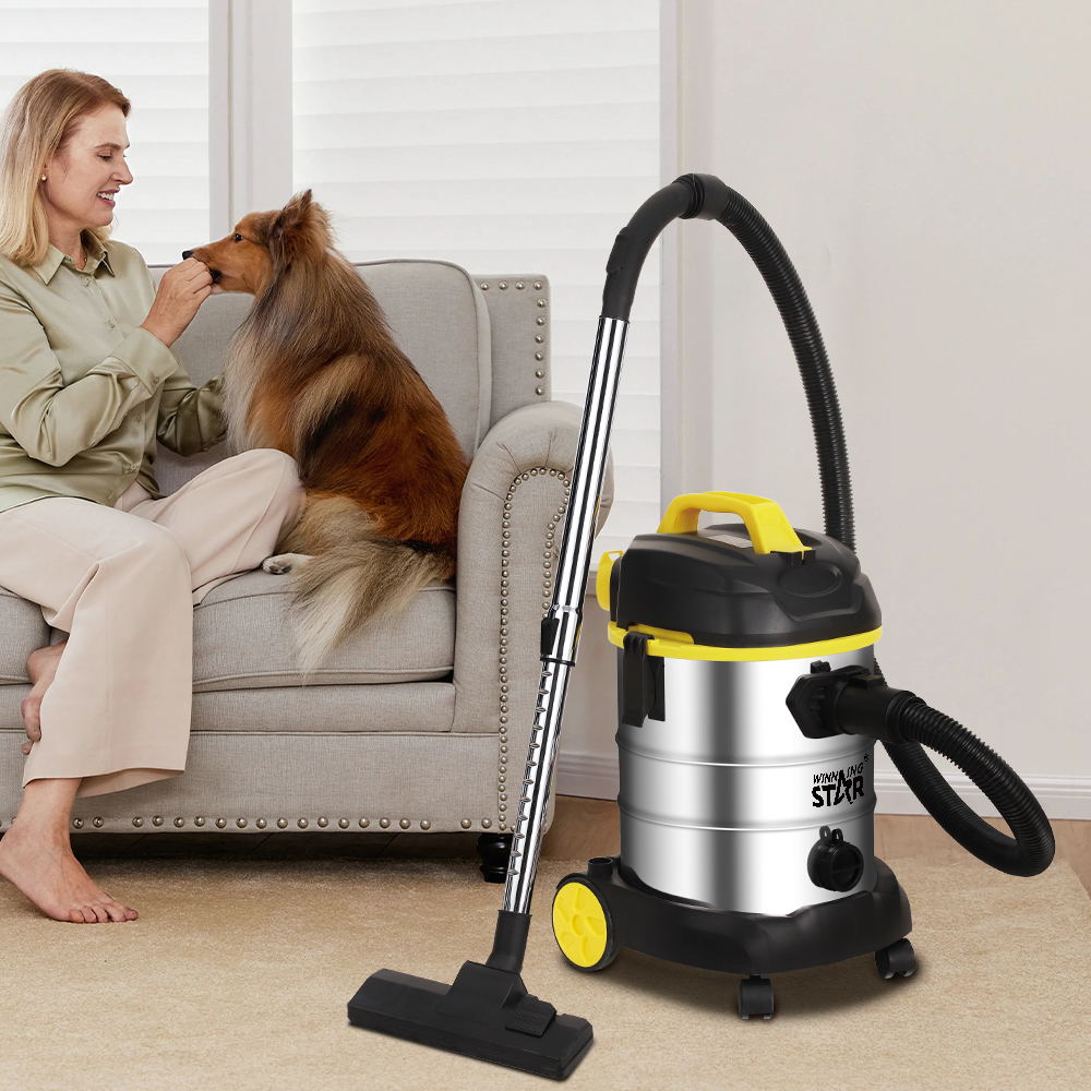 Winning Star Stainless Steel Dry/Wet Vacuum Cleaner 1600W 25L 16kPa - View 5