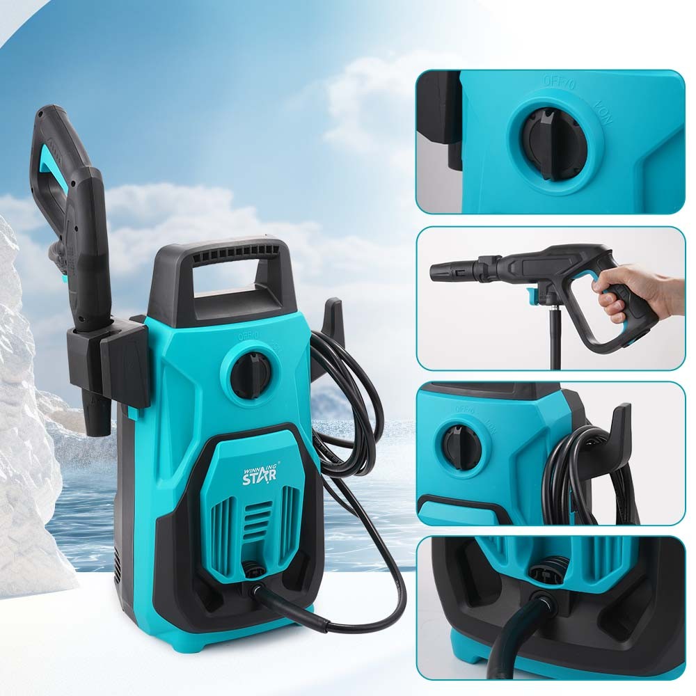 Winning Star Portable High Pressure Car Washer 1200W, 90 Bar, Compact Design - View 5
