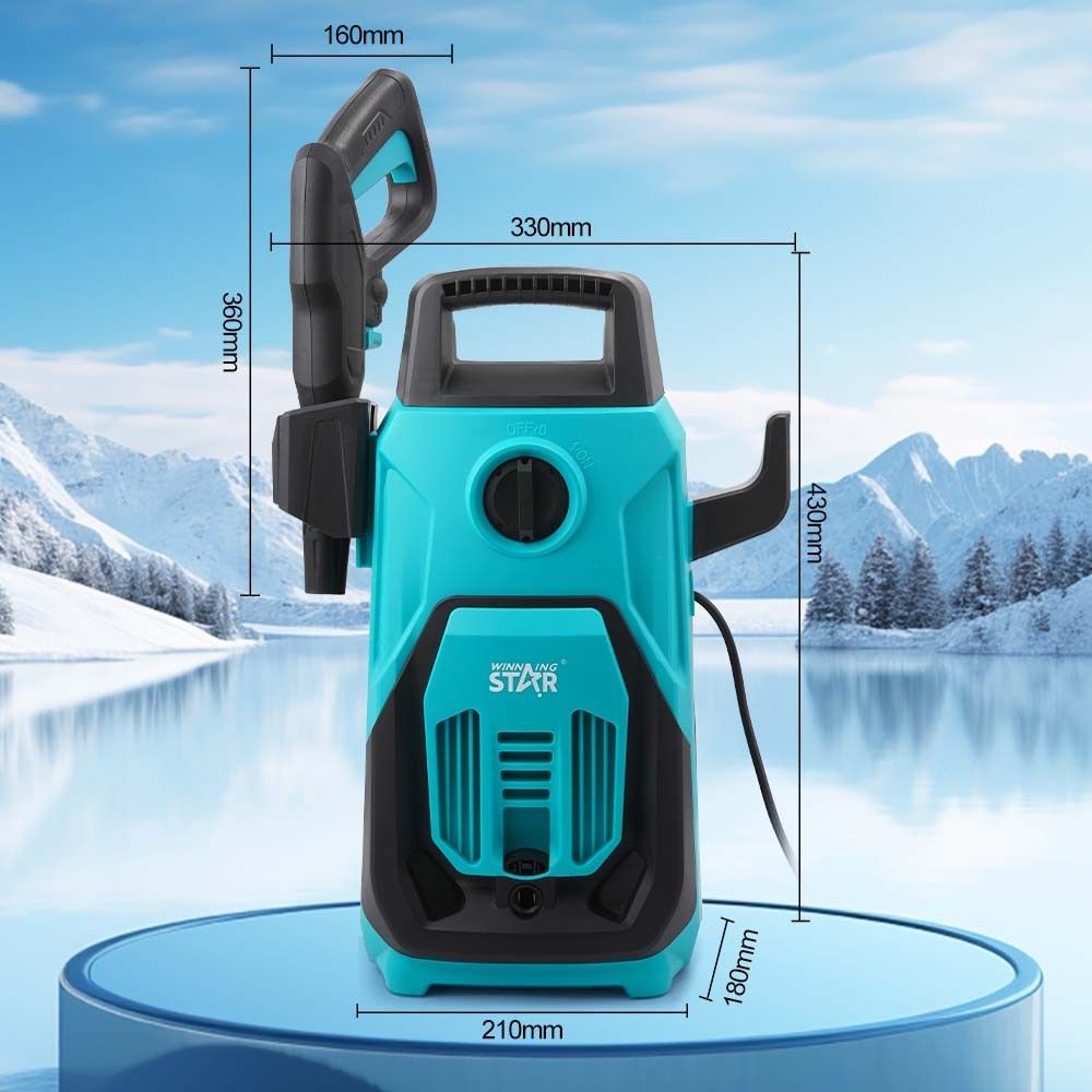 Winning Star Portable High Pressure Car Washer 1200W, 90 Bar, Compact Design - View 4
