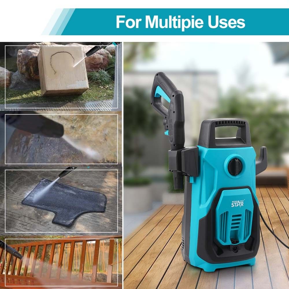 Winning Star Portable High Pressure Car Washer 1200W, 90 Bar, Compact Design - View 3