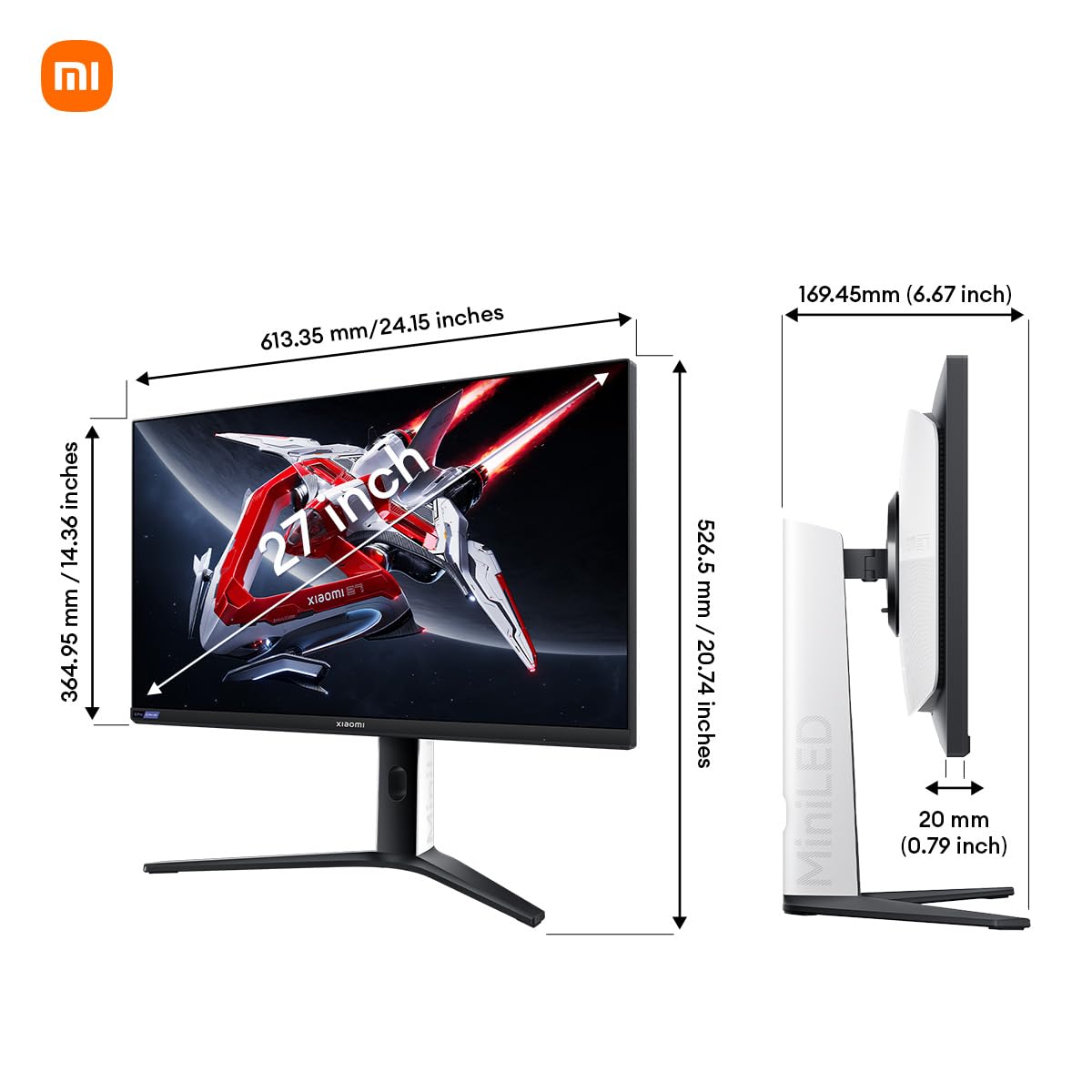 Order Xiaomi Mini LED Gaming Monitor G Pro 27i Now! | Jomla.ae