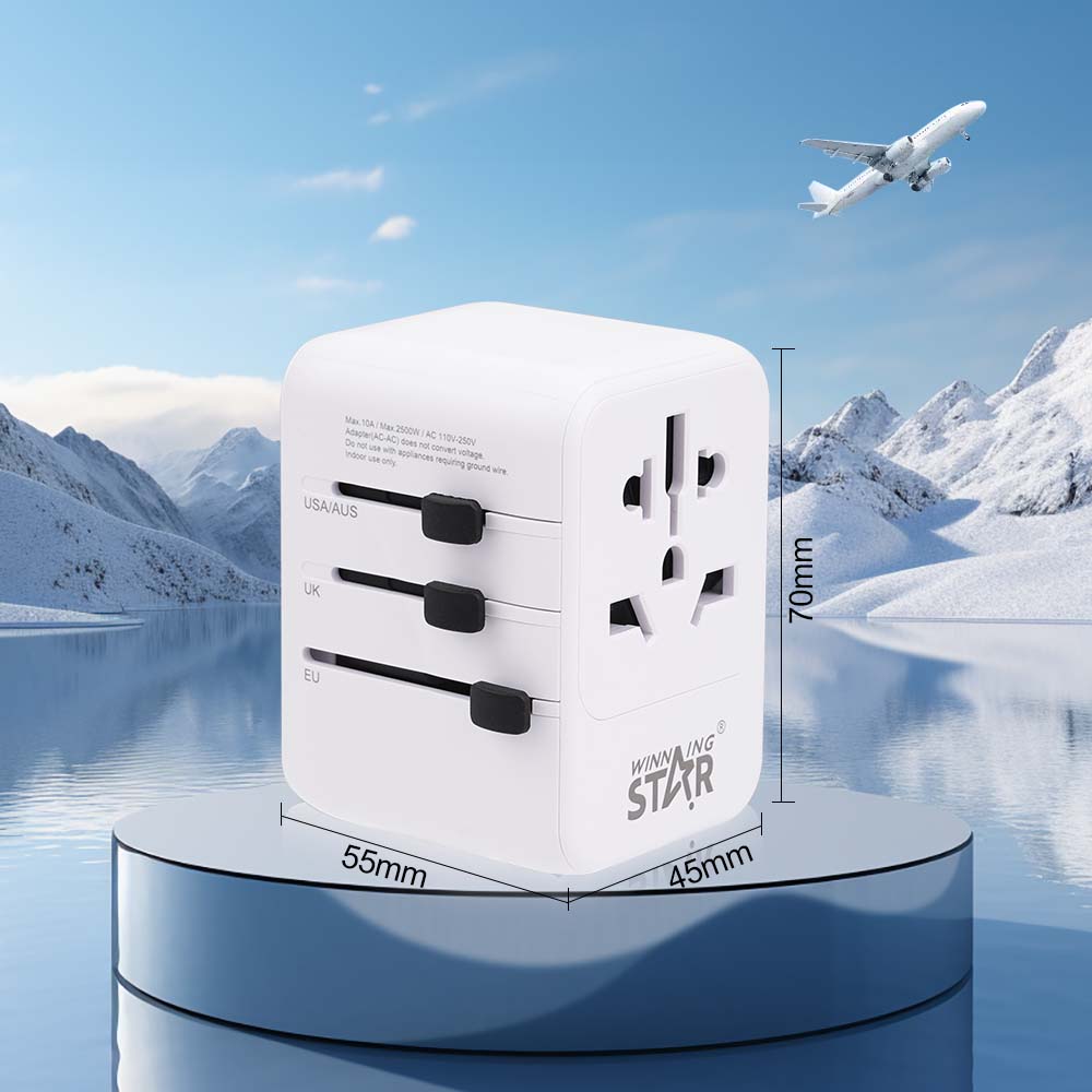 Winning Star Multifunctional Travel Socket 2500W (Used) - View 5