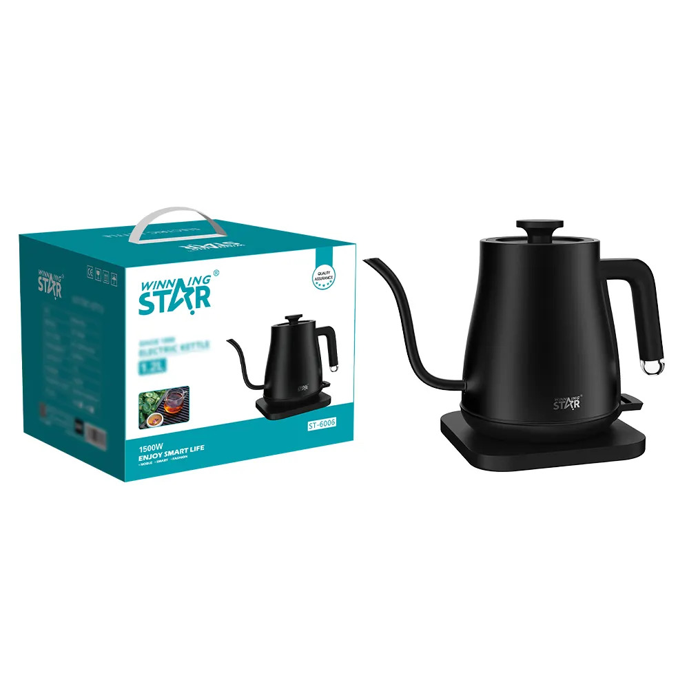 Winning Star Electric Kettle 1500W 1.2L PP Plastic with Automatic Shut-Off - View 6