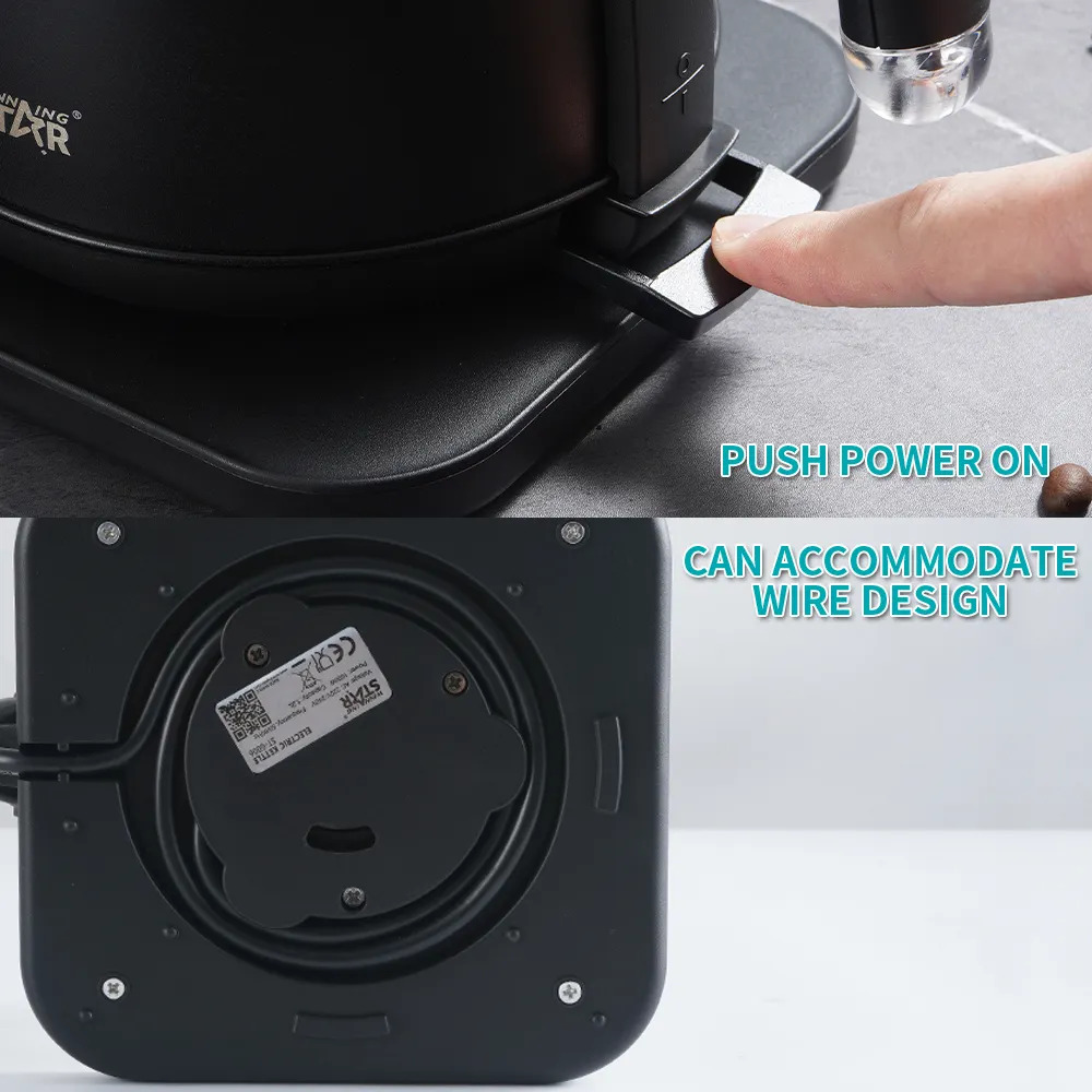 Winning Star Electric Kettle 1500W 1.2L PP Plastic with Automatic Shut-Off - View 5